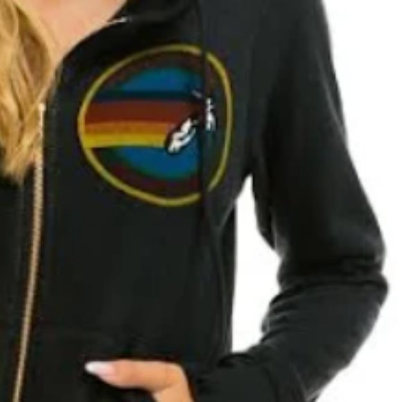 NWT AVIATOR NATION HOODIE - MALIBU LOGO - BRAND NEW - SMALL - HOT! SURF, BEACH - Picture 2 of 13